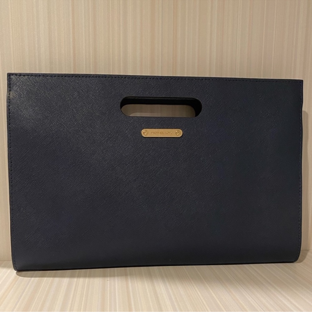 Michael Kors Clutch Shoulder Bag in Navy